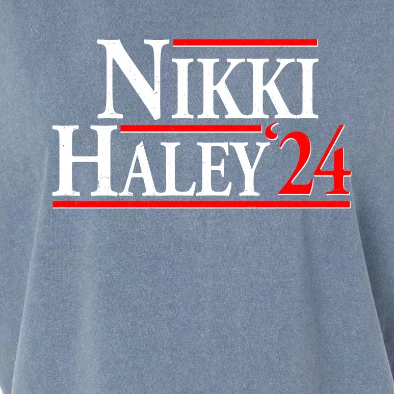 Nikki Haley 2024 For President Election Garment-Dyed Women's Muscle Tee