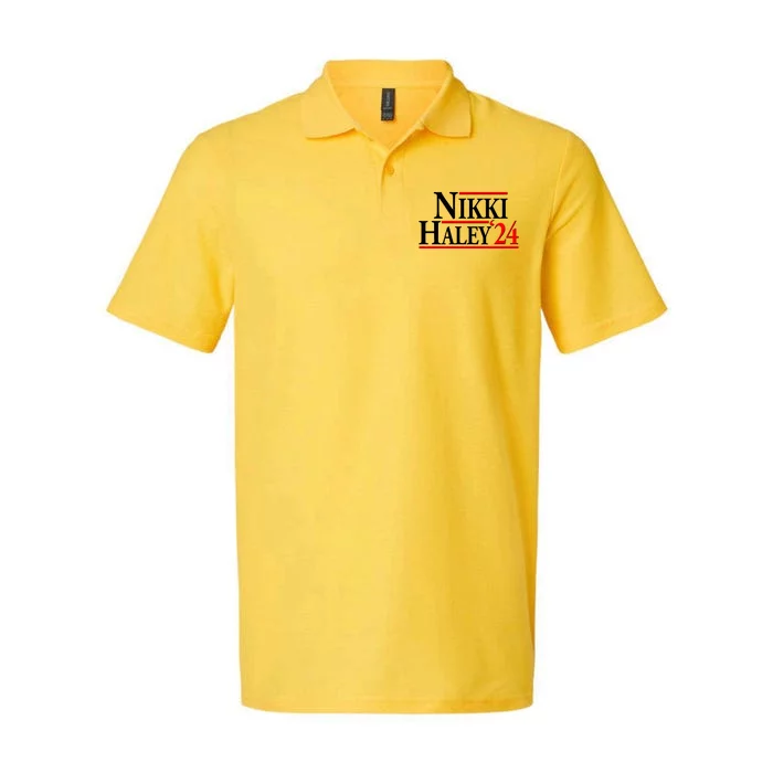 Nikki Haley 2024 For President Election Softstyle Adult Sport Polo