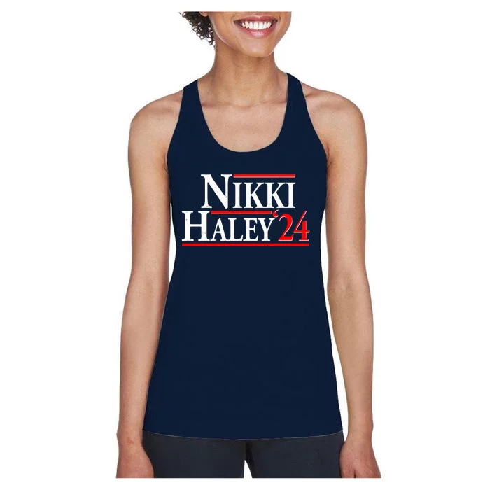 Nikki Haley 2024 For President Election Women's Racerback Tank