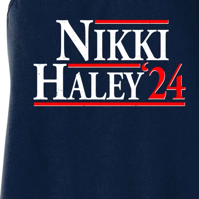 Nikki Haley 2024 For President Election Women's Racerback Tank