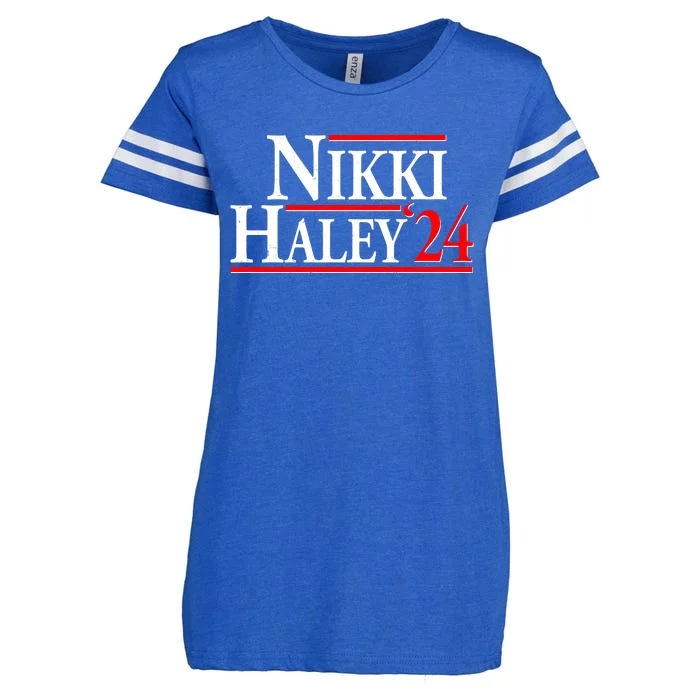 Nikki Haley 2024 For President Election Enza Ladies Jersey Football T-Shirt