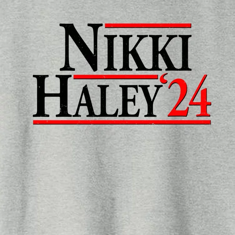 Nikki Haley 2024 For President Election Women's Crop Top Tee