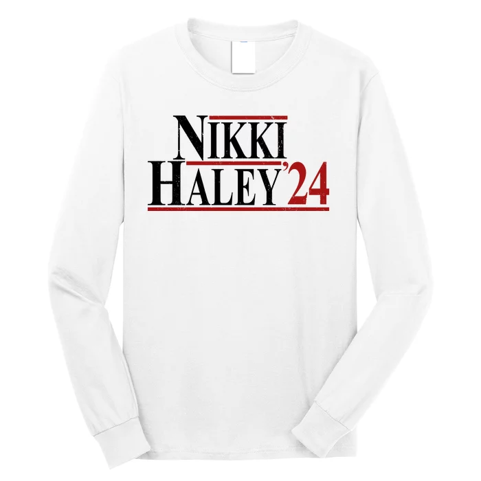 Nikki Haley 2024 Vintage Election Long Sleeve Shirt