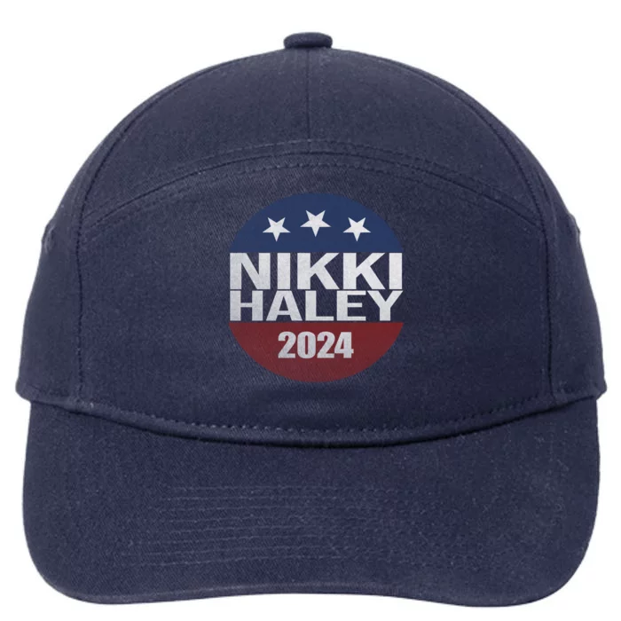 Nikki Haley 2024 Political Election Vintage 7-Panel Snapback Hat