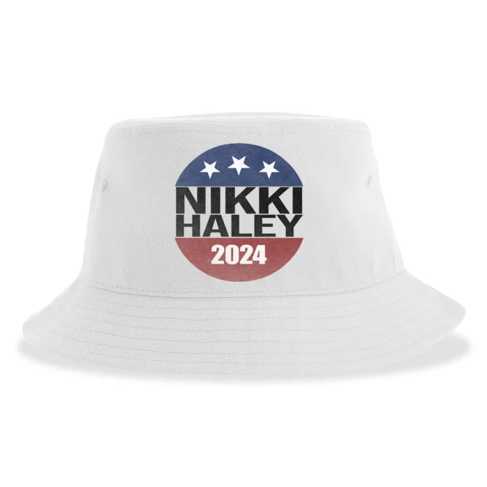 Nikki Haley 2024 Political Election Vintage Sustainable Bucket Hat