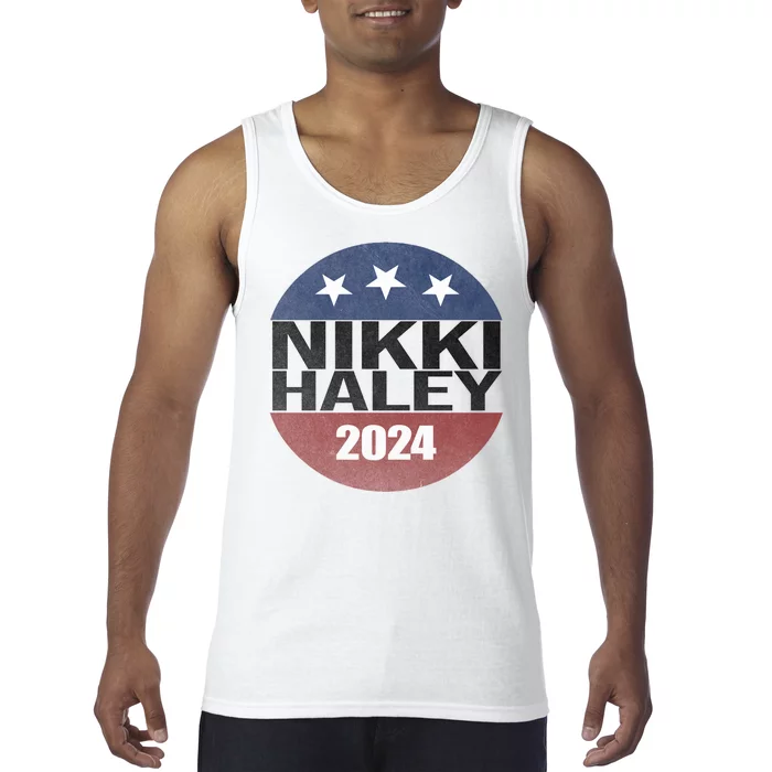 Nikki Haley 2024 Political Election Vintage Tank Top