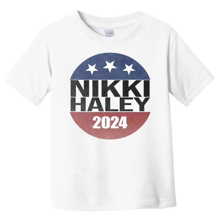 Nikki Haley 2024 Political Election Vintage Toddler T-Shirt