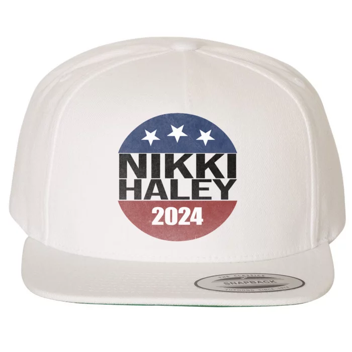 Nikki Haley 2024 Political Election Vintage Wool Snapback Cap