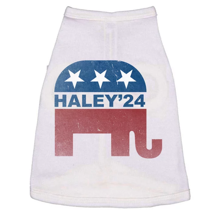 Nikki Haley 2024 For President Vintage Doggie Tank