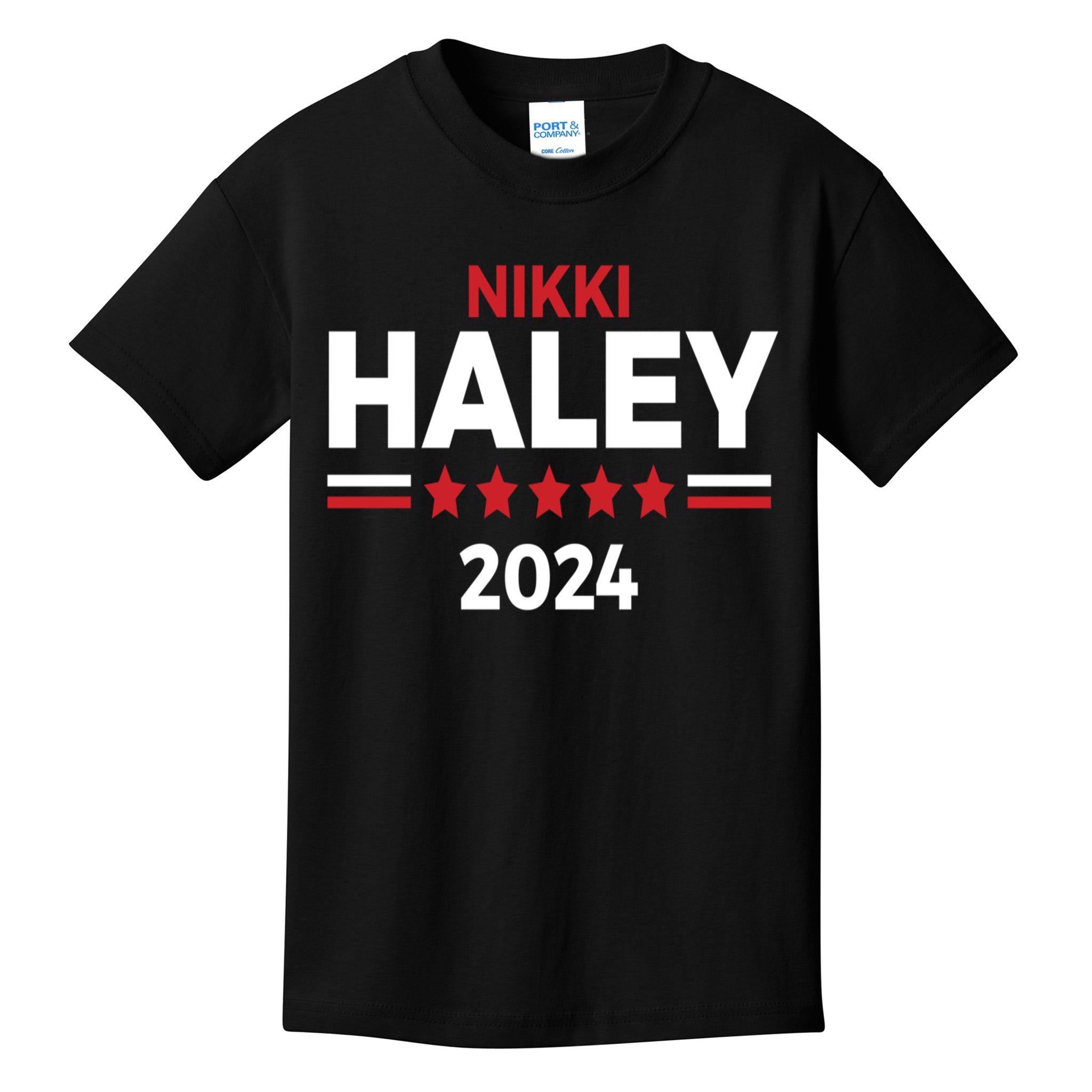 Nikki Haley 2024 Election Republican President Kids T-Shirt ...