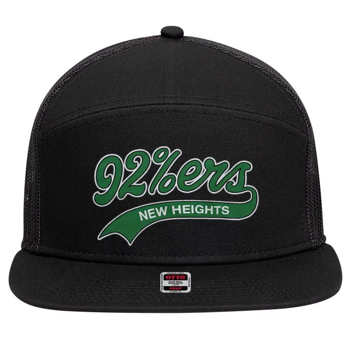 New Heights 92%Ers 7 Panel Mesh Trucker Snapback Hat