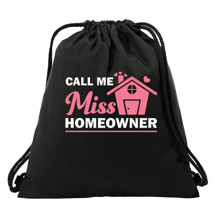 New Homeowner Art Women Housewarming Buyer Owner Drawstring Bag