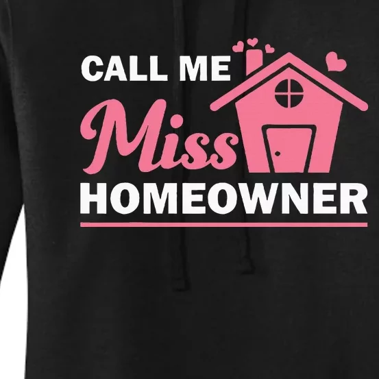 New Homeowner Art Women Housewarming Buyer Owner Women's Pullover Hoodie