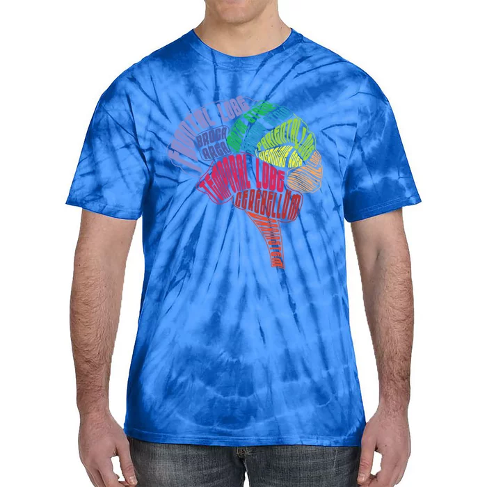 Neurology Hu Brain Anatomy Neurologists Brain Doctor Gift Tie-Dye T-Shirt