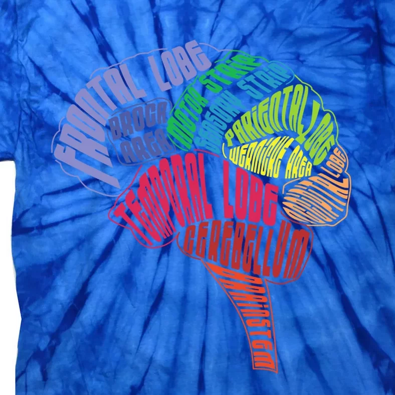 Neurology Hu Brain Anatomy Neurologists Brain Doctor Gift Tie-Dye T-Shirt