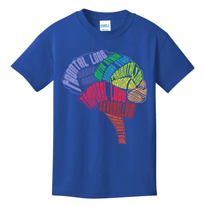 Neurology Hu Brain Anatomy Neurologists Brain Doctor Gift Kids T-Shirt