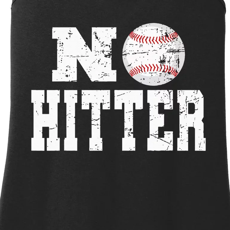 No Hitter Baseball Pitcher Novelty Graphic Art Ball Team Ladies Essential Tank