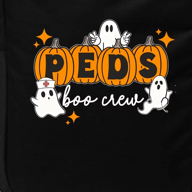 Nurse Halloween Boo Crew Ghost Pumpkins Funny Impact Tech Backpack