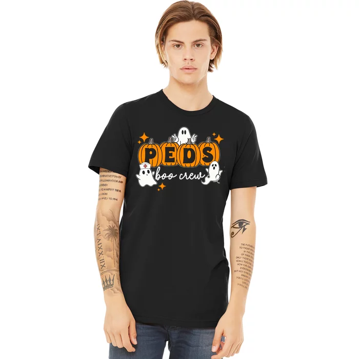 Nurse Halloween Boo Crew Ghost Pumpkins Funny Premium T-Shirt