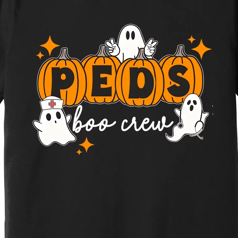 Nurse Halloween Boo Crew Ghost Pumpkins Funny Premium T-Shirt