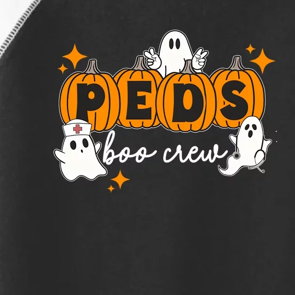 Nurse Halloween Boo Crew Ghost Pumpkins Funny Toddler Fine Jersey T-Shirt