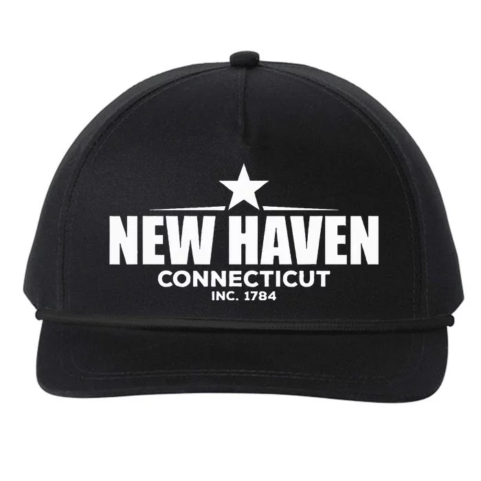 New Haven Connecticut Snapback Five-Panel Rope Hat