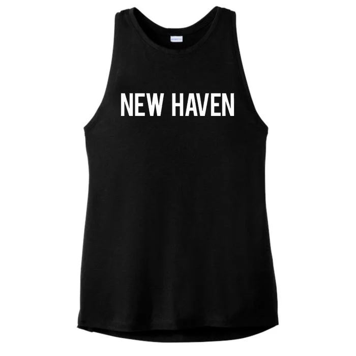 New Haven Cool Connecticut Ct Ladies Tri-Blend Wicking Tank