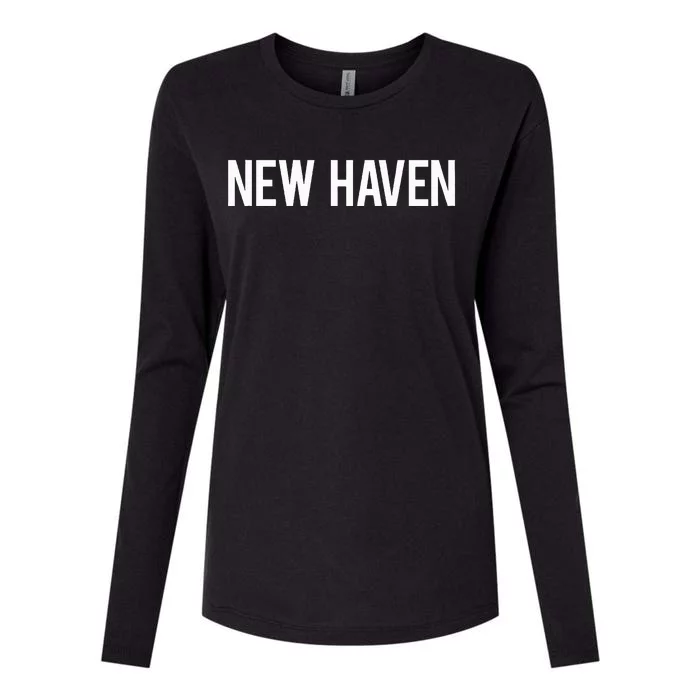 New Haven Cool Connecticut Ct Womens Cotton Relaxed Long Sleeve T-Shirt