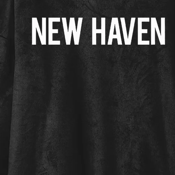 New Haven Cool Connecticut Ct Hooded Wearable Blanket