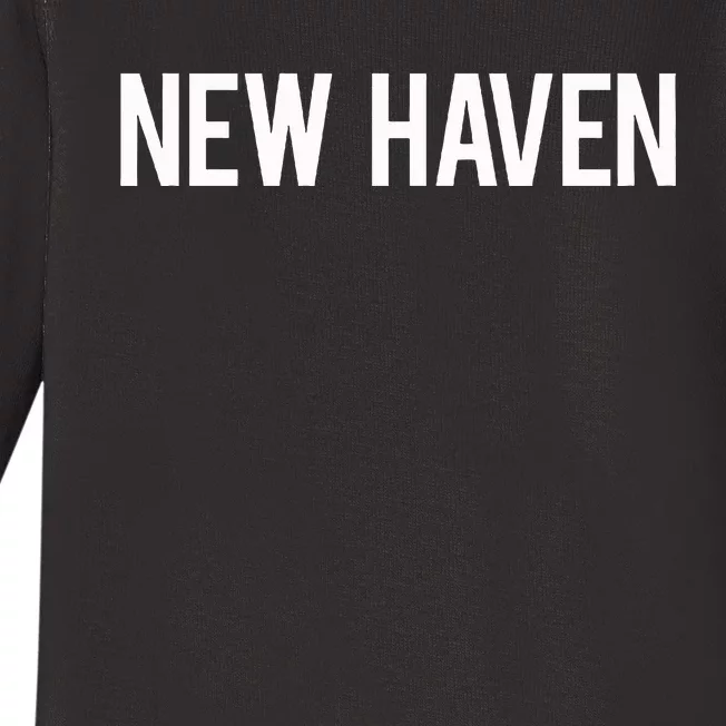 New Haven Cool Connecticut Ct Baby Long Sleeve Bodysuit