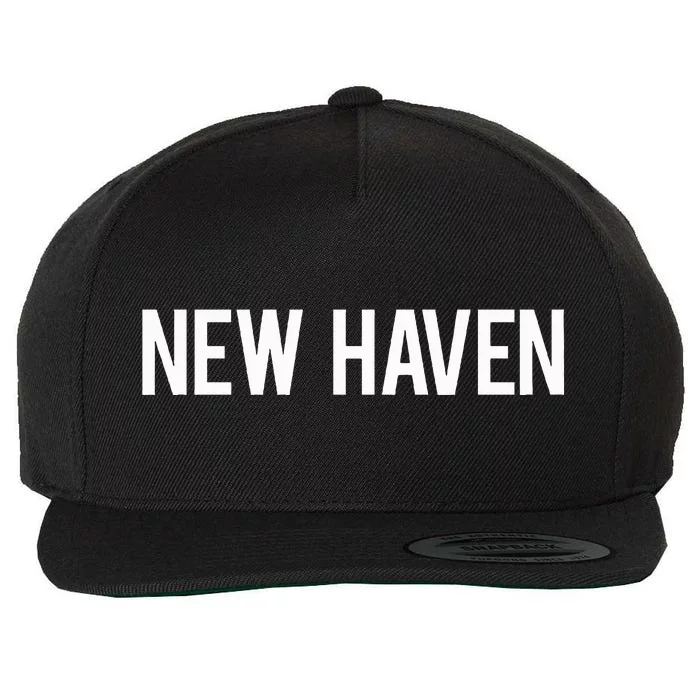 New Haven Cool Connecticut Ct Wool Snapback Cap