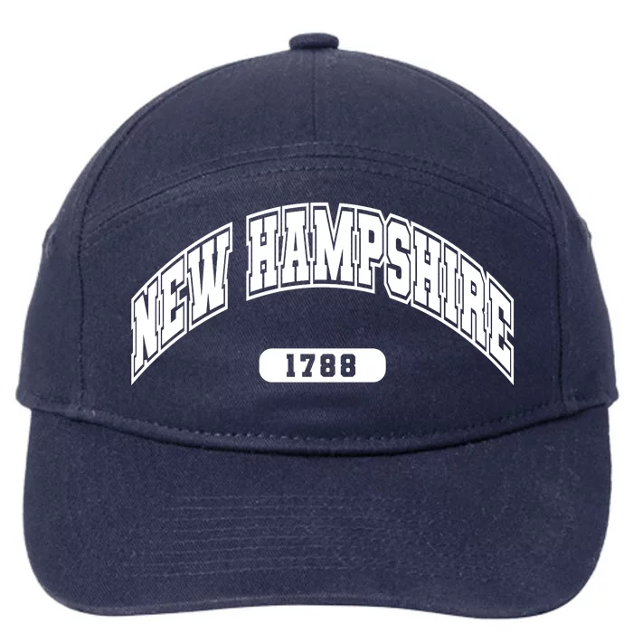 New Hampshire Collegiate Style 1799 7-Panel Snapback Hat