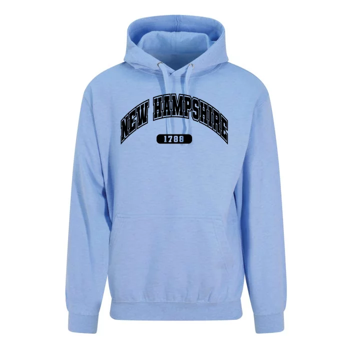 New Hampshire Collegiate Style 1799 Unisex Surf Hoodie