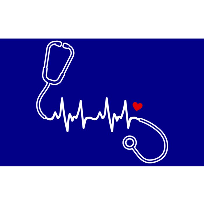 Nurse Heartbeat Clothing Gift Nurse Stethoscope Heart Gift Bumper Sticker