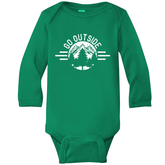 Nature Hiking Camping Forest Baby Long Sleeve Bodysuit