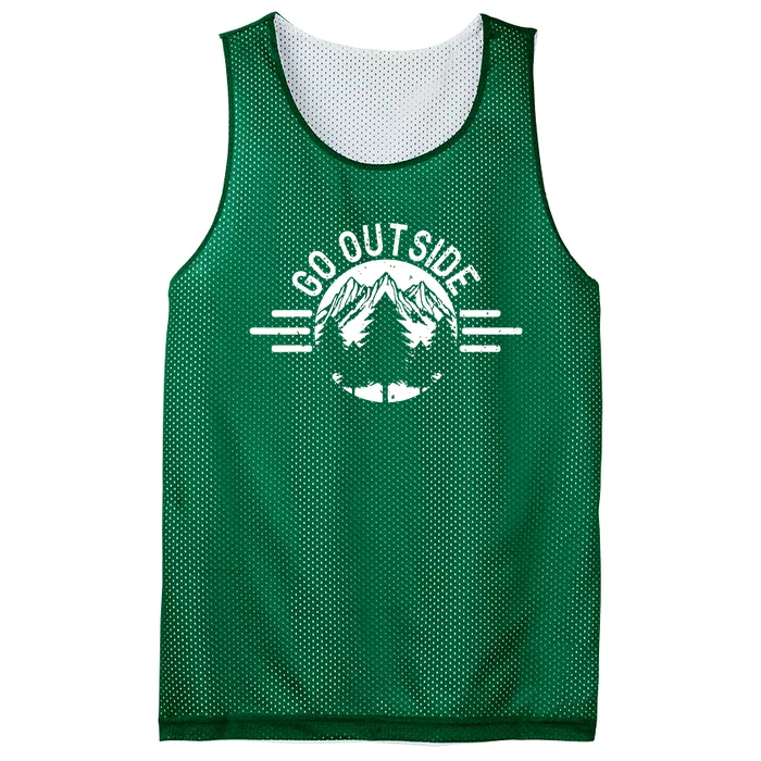 Nature Hiking Camping Forest Mesh Reversible Basketball Jersey Tank