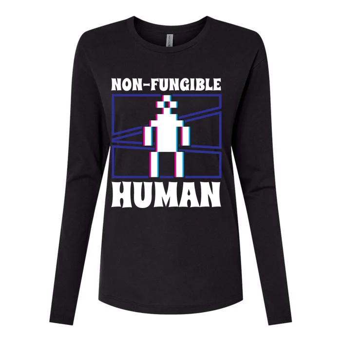 Nongiftfungible Hu Cryptocurrency Blockchain Trader Crypto Gift Womens Cotton Relaxed Long Sleeve T-Shirt