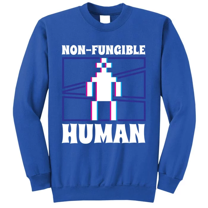 Nongiftfungible Hu Cryptocurrency Blockchain Trader Crypto Gift Tall Sweatshirt