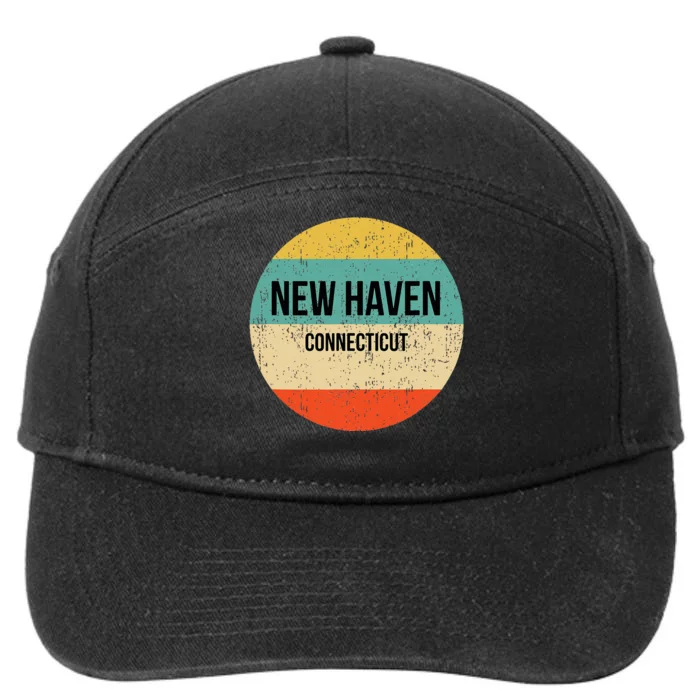 New Haven Connecticut New Haven 7-Panel Snapback Hat