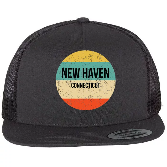 New Haven Connecticut New Haven Flat Bill Trucker Hat