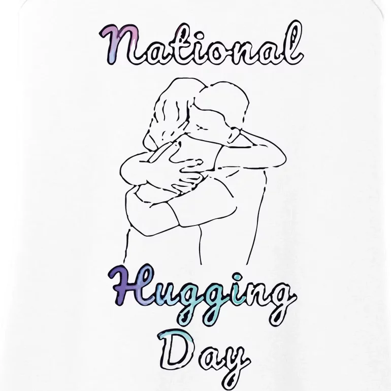 National Hugging Day Ladies Essential Tank