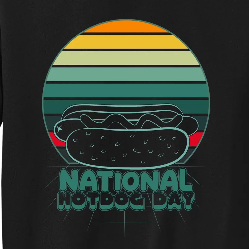 National Hot Dog Day Tall Sweatshirt