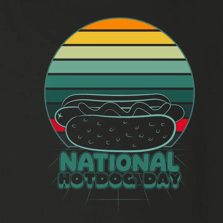 National Hot Dog Day Toddler Long Sleeve Shirt