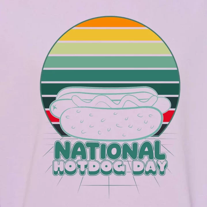 National Hot Dog Day Garment-Dyed Sweatshirt