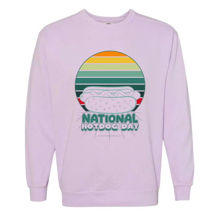 National Hot Dog Day Garment-Dyed Sweatshirt