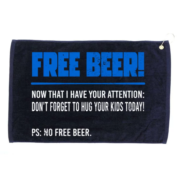 National Hugging Day Hug Your Gift Grommeted Golf Towel