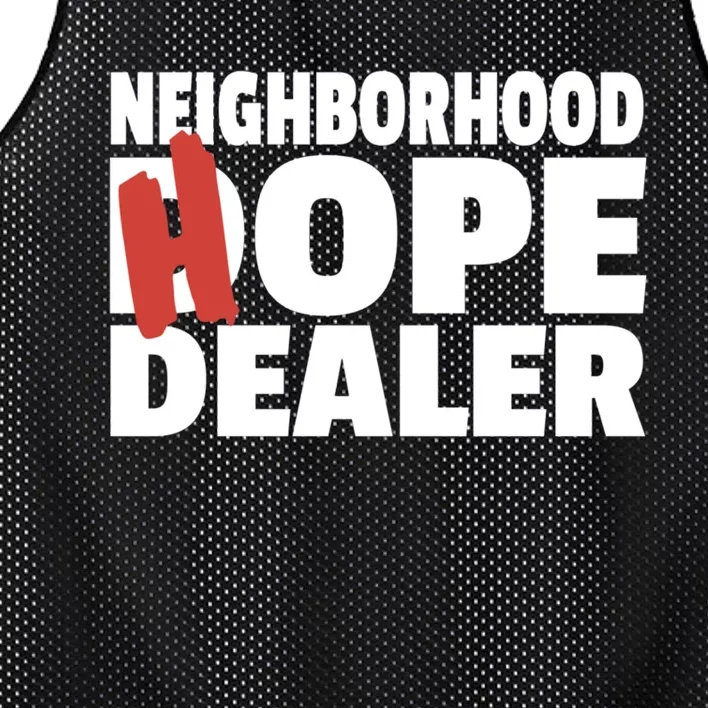 Neighborhood Hope Dope Dealer AA NA Recovery 12 Step Sponsor Mesh Reversible Basketball Jersey Tank