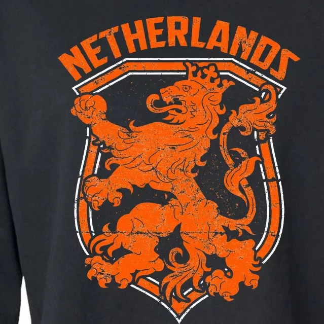 Netherlands Holland Dutch Amsterdam Nederland Dutch Cropped Pullover Crew