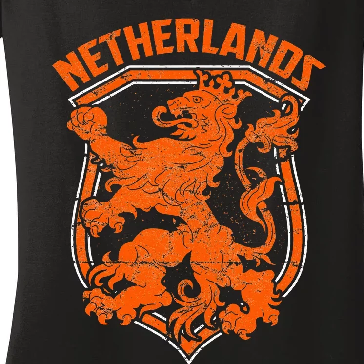 Netherlands Holland Dutch Amsterdam Nederland Dutch Women's V-Neck T-Shirt