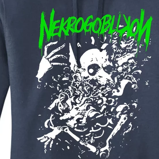 Nekrogoblikon Halloween Day Thanksgiving Women's Pullover Hoodie